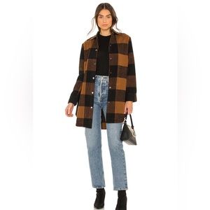 BB Dakota by Steve Madden Eldridge Coat in color cognac. Size S